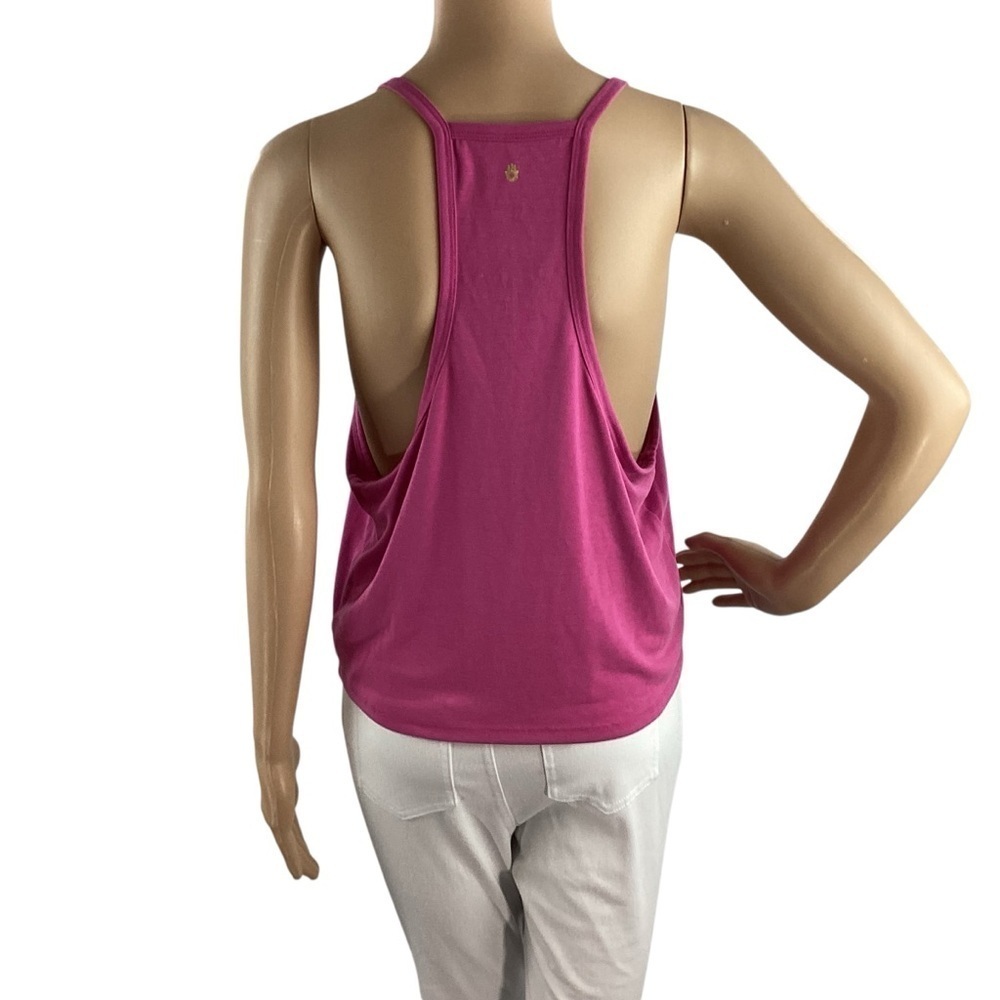 Spiritual Gangster Racerback Tank Top Pink Modal Blend Large - Picture 5 of 7